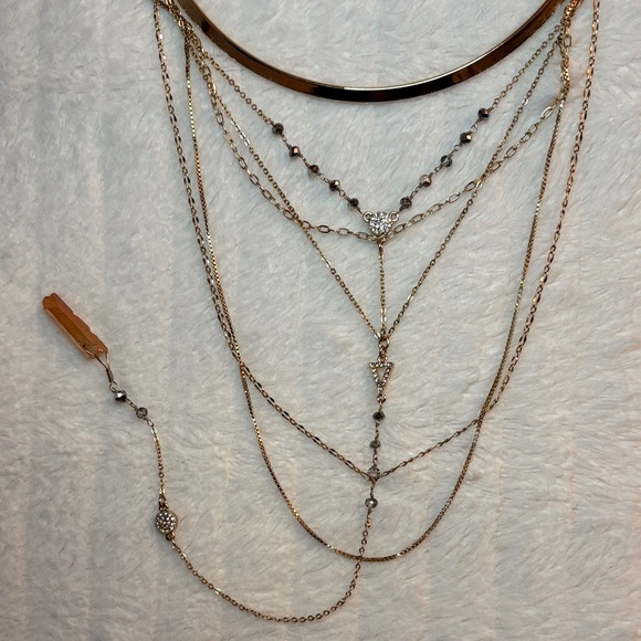 Express Jewelry - Express Layered Y Necklace